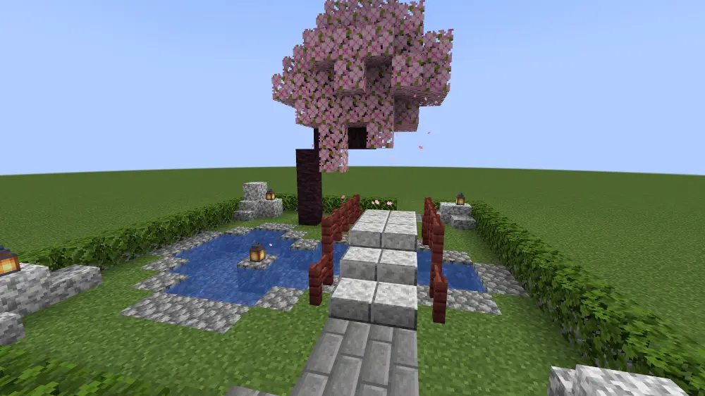 【15×15建築】和風庭園の作り方【マインクラフト】 | マイクラ デザイン広場