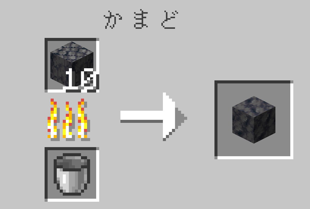 マイクラ 滑らかな玄武岩 レシピ