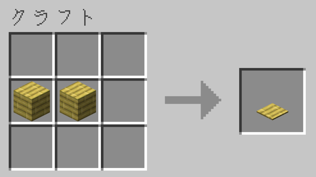 マイクラ 竹の感圧板 レシピ