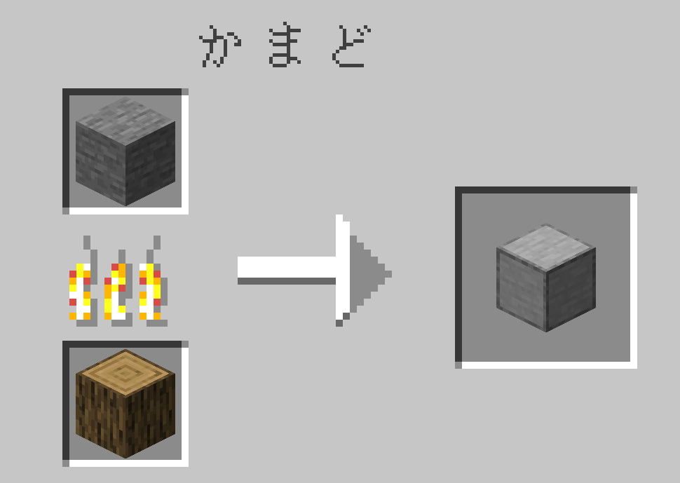 マイクラ　滑らかな石　レシピ