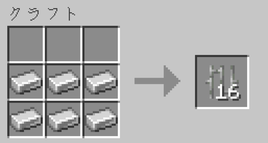 マイクラ　鉄格子　作り方　入手方法