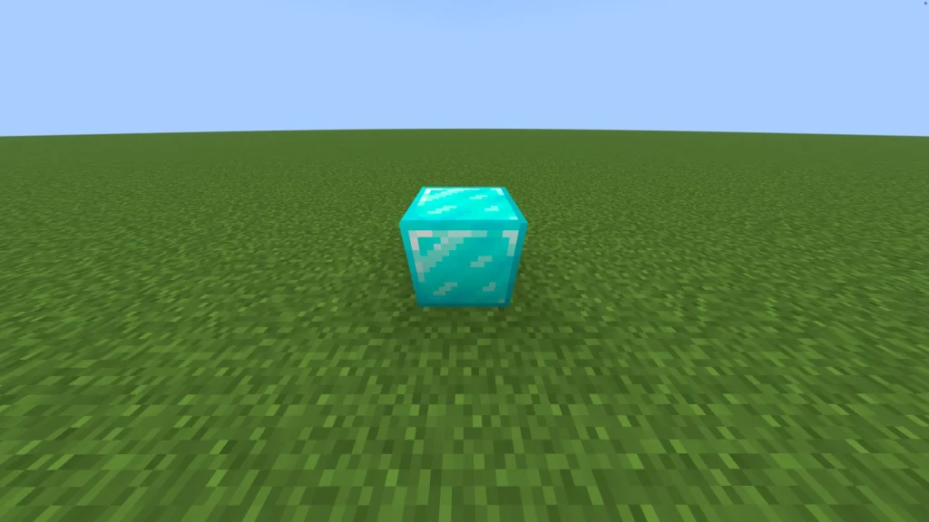 マイクラ ビーコンの土台 ダイヤモンドブロック