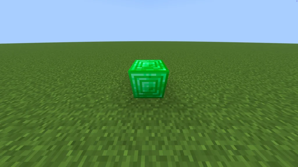 マイクラ ビーコンの土台 エメラルドブロック