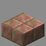 マイクラ　風化した切り込み入りの銅のハーフブロック　作り方　入手方法