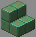 マイクラ 錆びた切り込み入りの銅の階段 作り方 入手方法