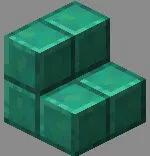 マイクラ　酸化した切り込み入りの銅の階段　作り方　入手方法