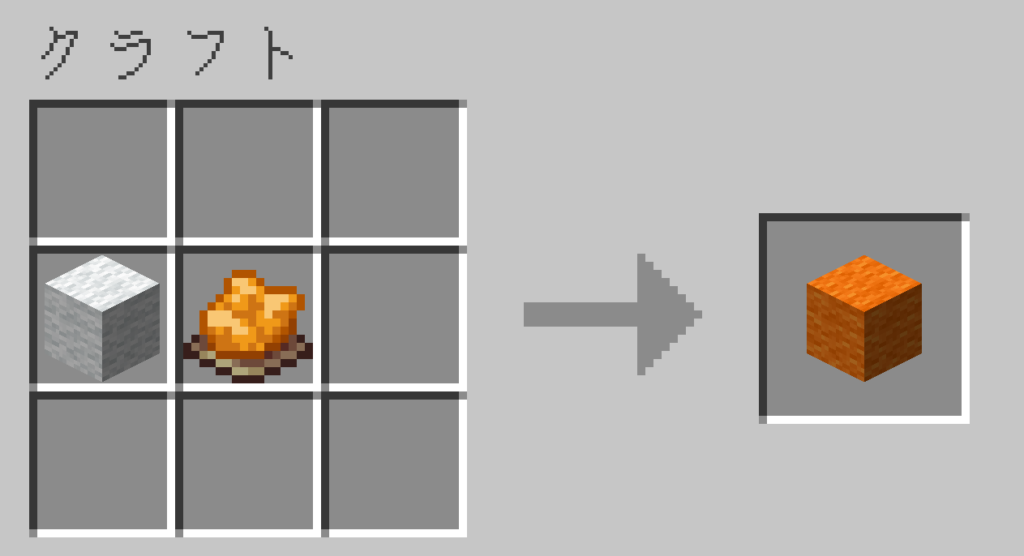 マイクラ 橙色の染料 使い方