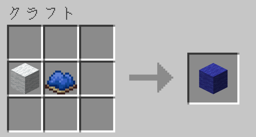 マイクラ 青色の染料 使い方